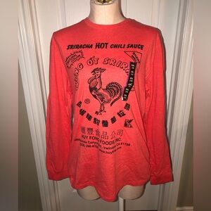 3/$40 Sriracha Hot Chili Sauce Long Sleeved Shirt Long Sleeve Shirt
